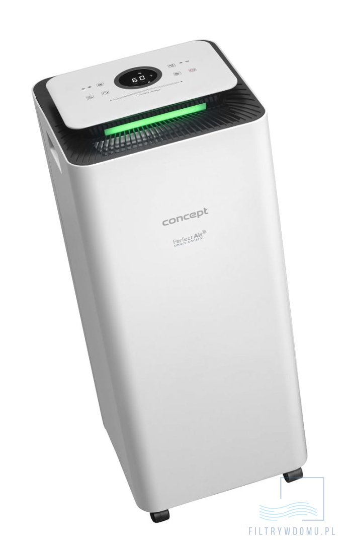 Panel sterowania i filtracja osuszacza Smart OV2220 – dotykowy panel i kółka 360°